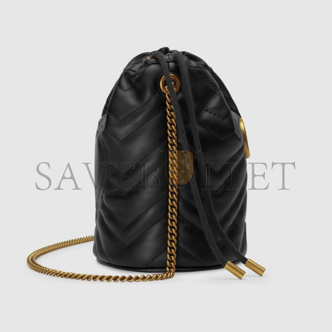 GUCCI GG MARMONT MINI BUCKET BAG 575163 (6.7*5.5*5.1cm) GUCCI GG MARMONT MINI BUCKET BAG 575163 (6.7*5.5*5.1cm)